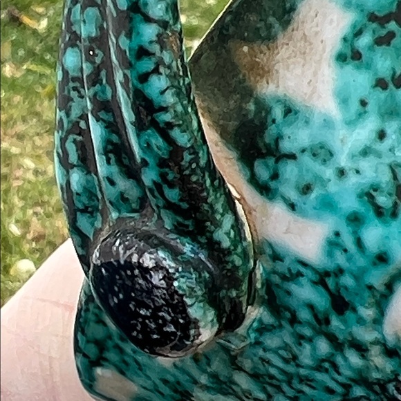 Vintage Bitossi Italian Fratelli Fanciullacci Floral Leaf Basket with Handles - Picture 14 of 16